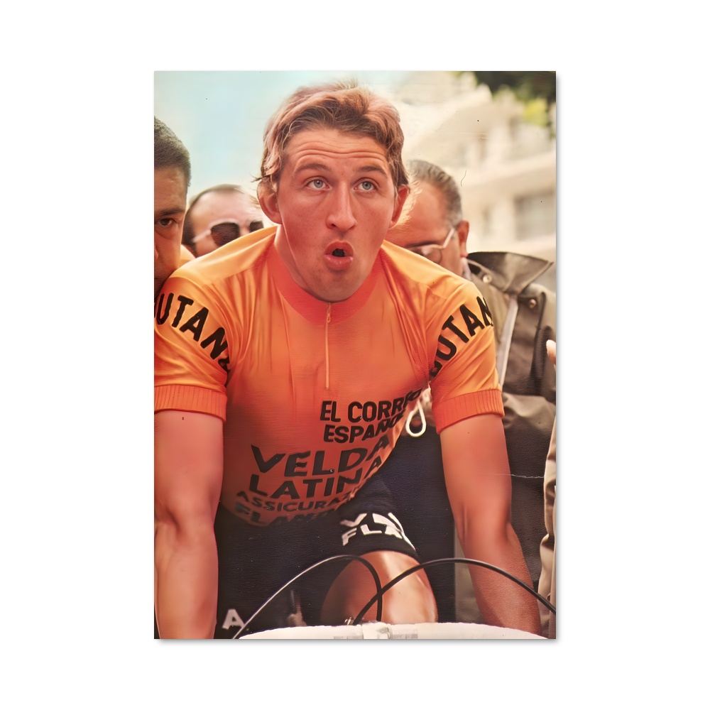 Poster Sur la Route du Vent – affiche Cyclisme